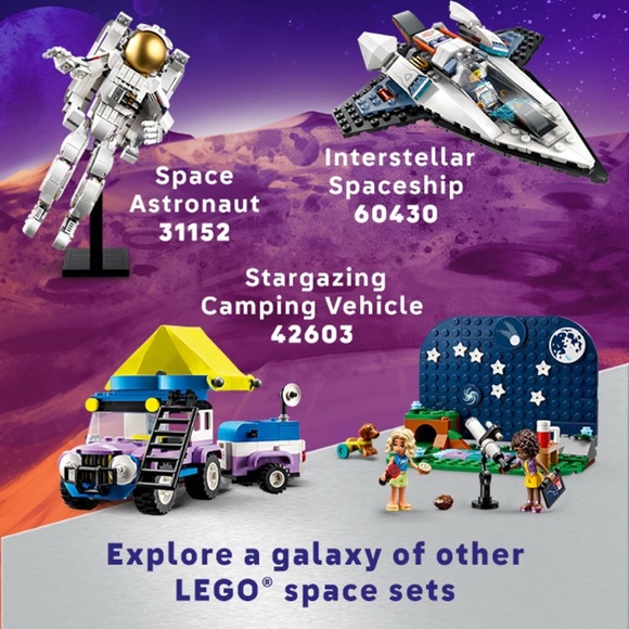 Lego Friends Stargazing Camping Vehicle 42603 Space 364 Pcs - Picture 7 of 9